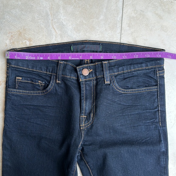 J Brand 912 Pencil Leg Skinny Jeans in Black Size 27 - Picture 8 of 11